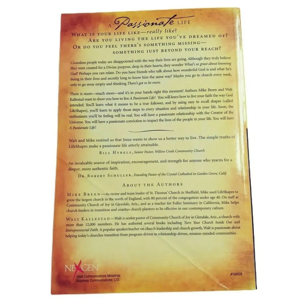 A Passionate Life Interactive Christian Study Guide Transform Faith 2005 Book